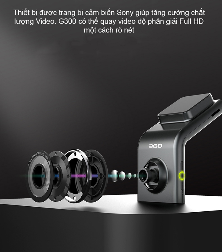 G300H ghi hình Full HD